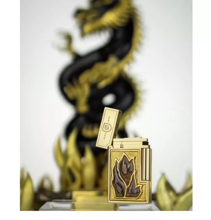 法国都彭龙年限定款打火机,2010都彭打火机高清大图