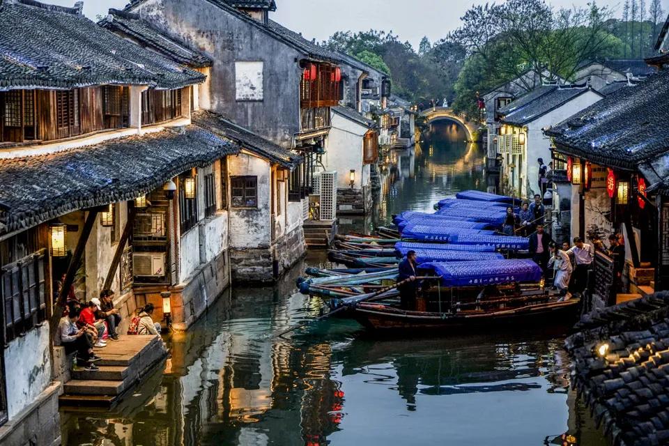 中国第一水乡周庄门票,中国第一水乡周庄石碑