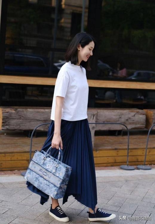 上海街拍穿搭长裤长裙,被杭州女生的街拍惊艳了