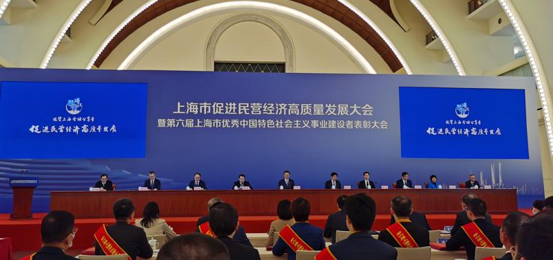 上海化塑汇电子商务有限公司,上海促进民营经济发展大会