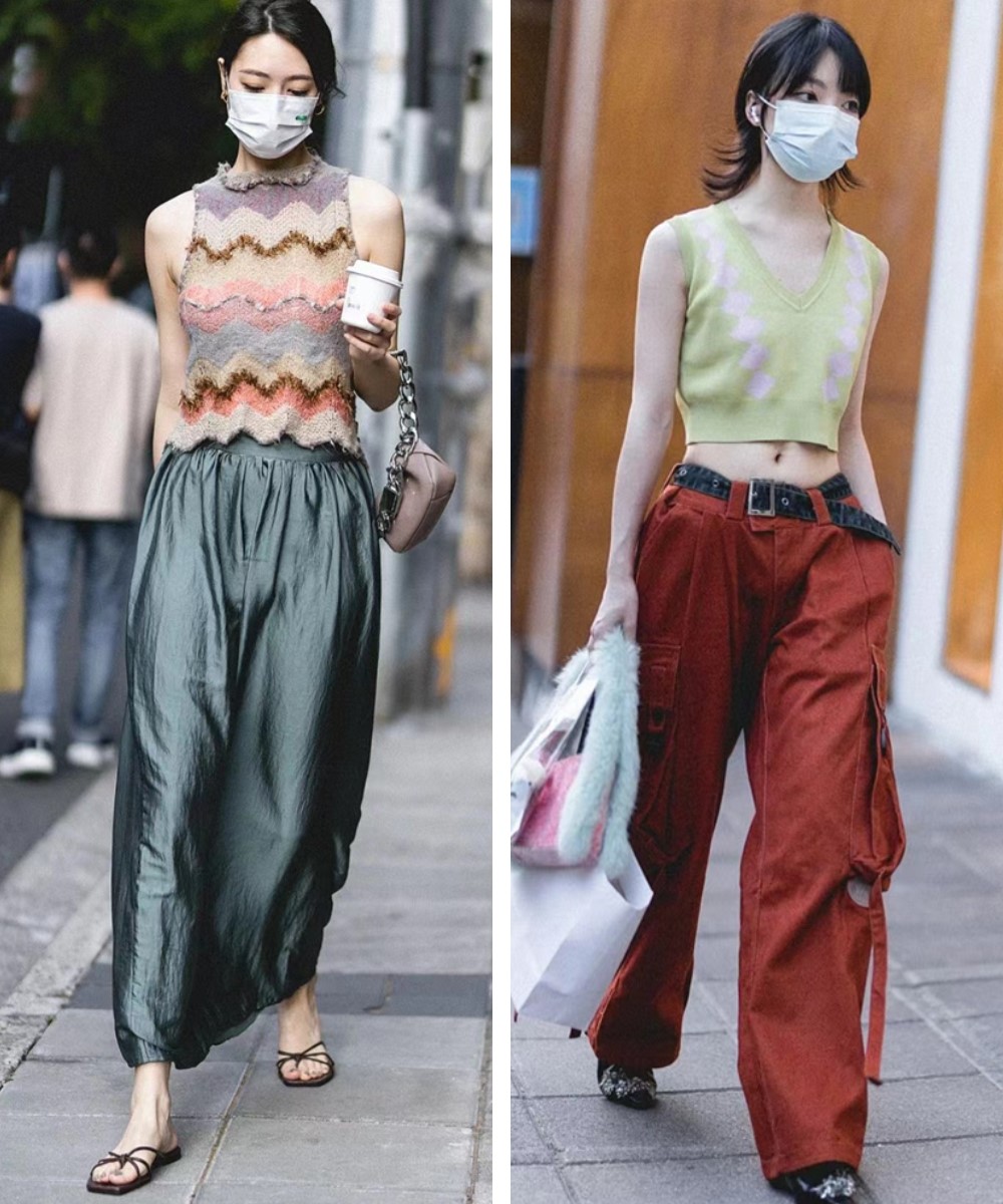 被“上海女生”圈粉了，出街很少穿黑白灰，却个个高级又时髦