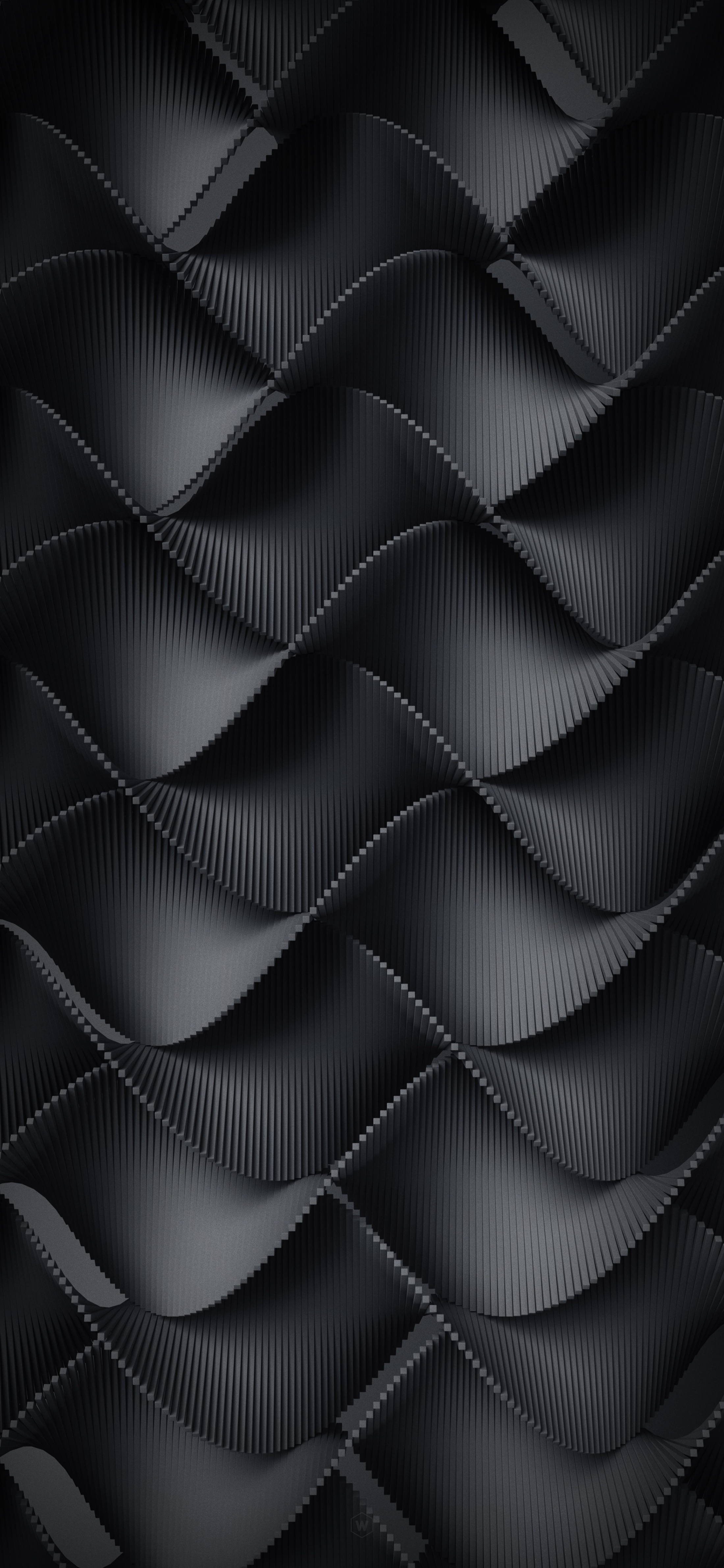 壁纸超清4k立体手机壁纸,曲面屏立体感超清黑色壁纸