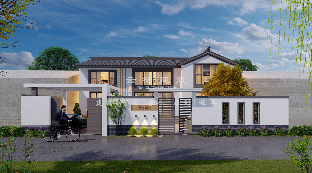 顺义农村二层自建别墅设计报价,北京顺义自建三层独院小别墅