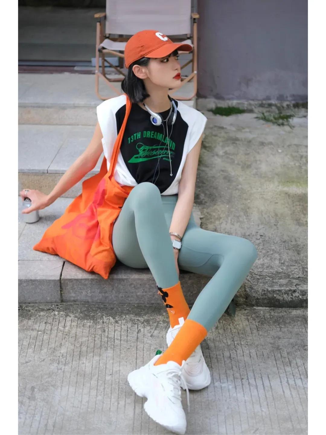 今年流行的紧身瑜伽裤,塑形美腿收腰提臀瑜伽裤