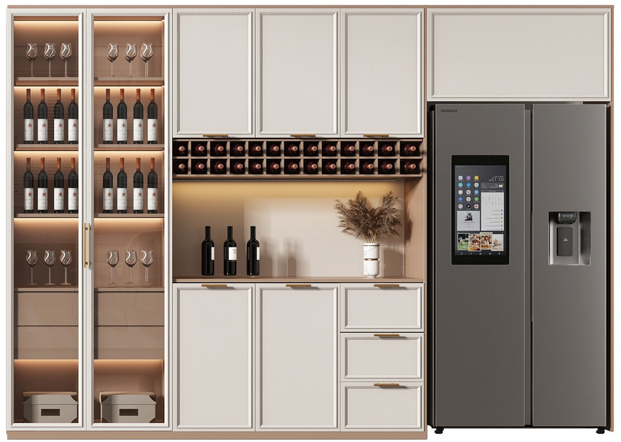 15款嵌入冰箱的餐边柜、酒柜