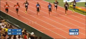 世界百米五虎vs中国百米五虎,男子百米十大最佳纪录