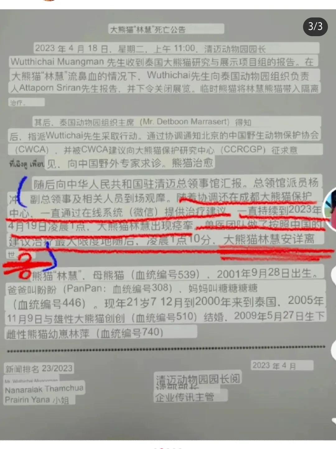 它们被续签给泰国时可是生死合同!却被说成可在泰国安心终老?