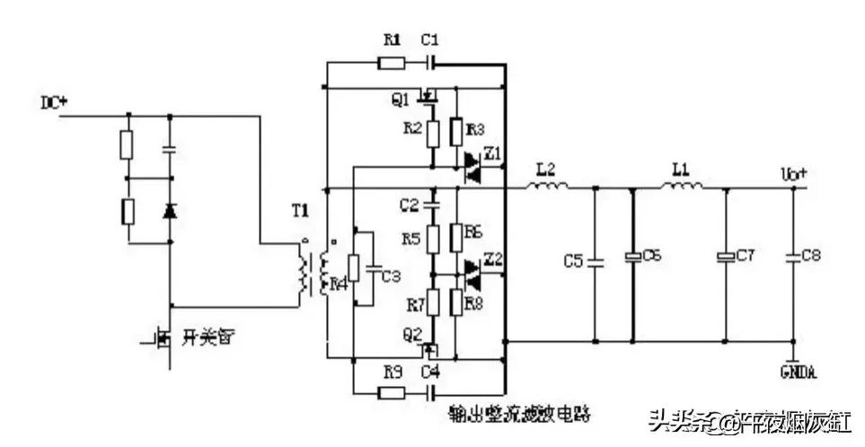 开关电源电路rcd工作原理详解,开关电源尖峰吸收电路原理讲解
