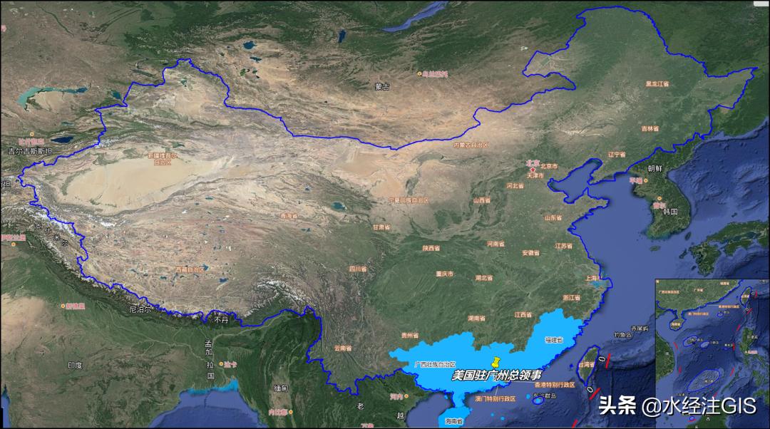 美国驻中国领事馆地位排名,美驻华有哪些使馆