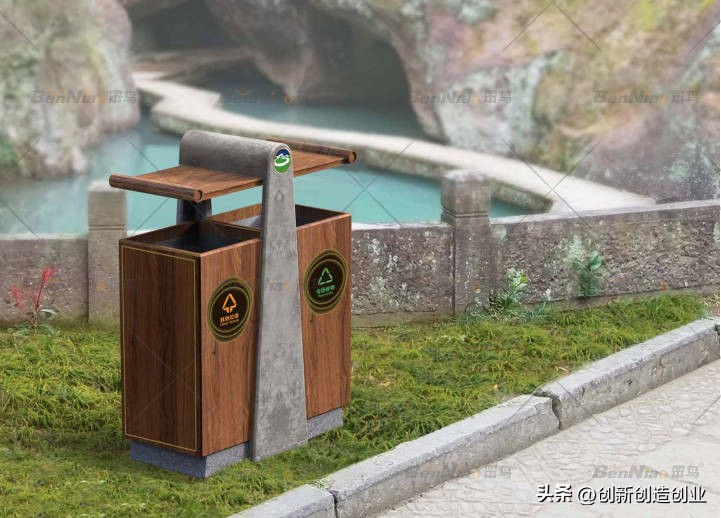 垃圾桶改造设计,分类垃圾桶设计效果图