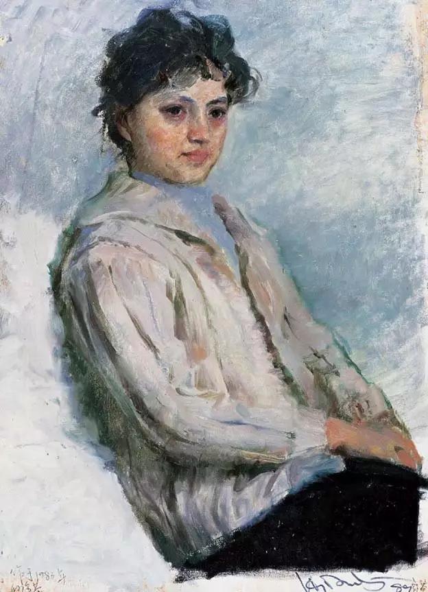 何多苓俄罗斯写生油画,何多苓油画2007