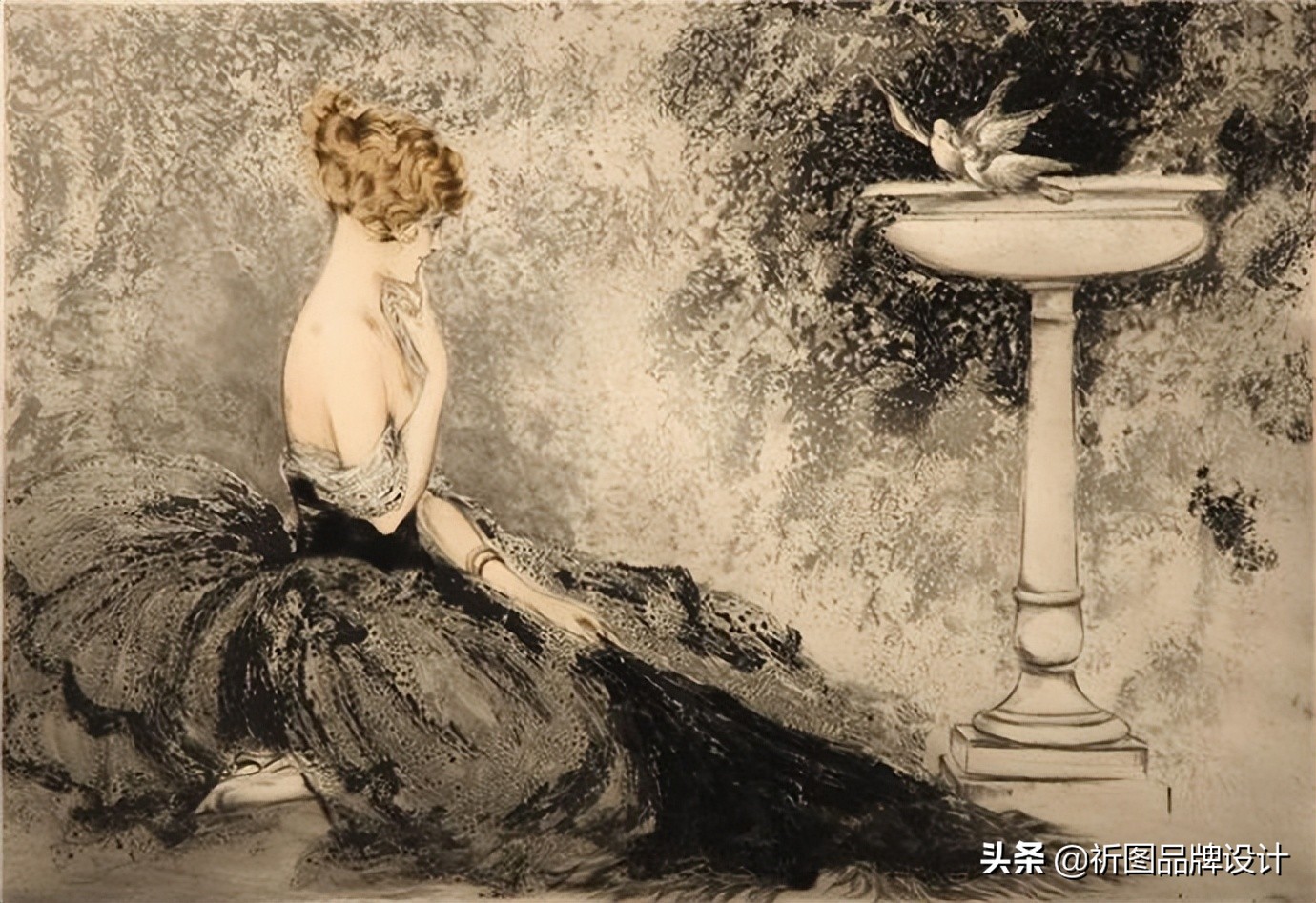 因为路边金发女郎而改变一生的油画家，他的人体油画定格18岁妻子