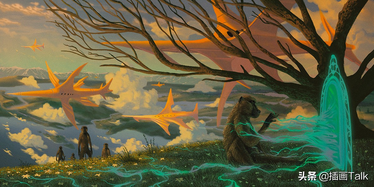 瑞士插画师DexterMaurer，微妙的和谐感