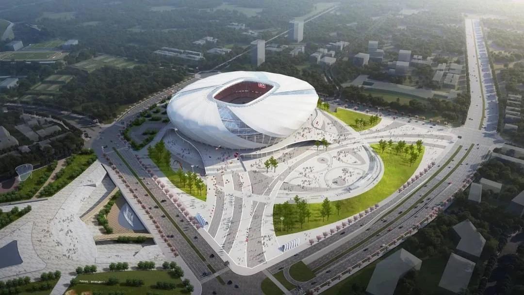 中国亚洲杯专业球场建设进度,2023中国亚洲杯球场进展