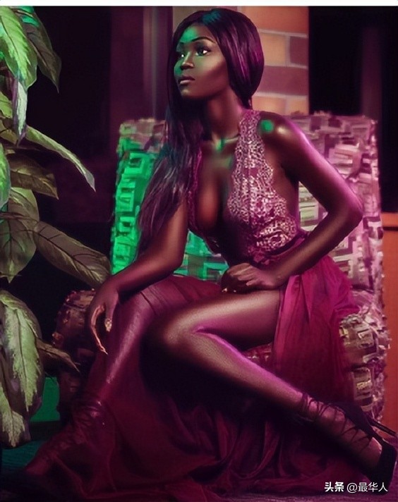 世界最黑女模特：从难民营走上T型台，连黑人都嘲笑她的肤色