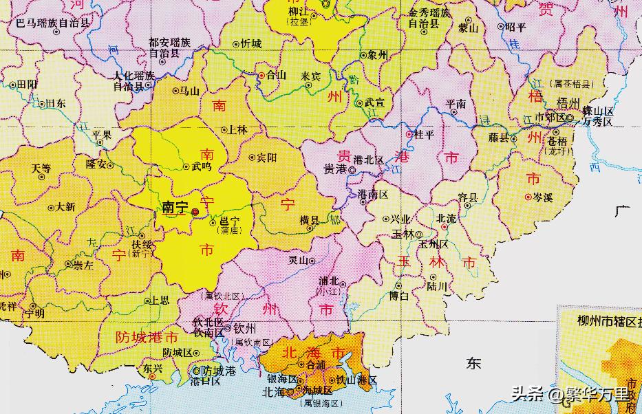 玉林市有多少个区县,玉林市辖几个县市区