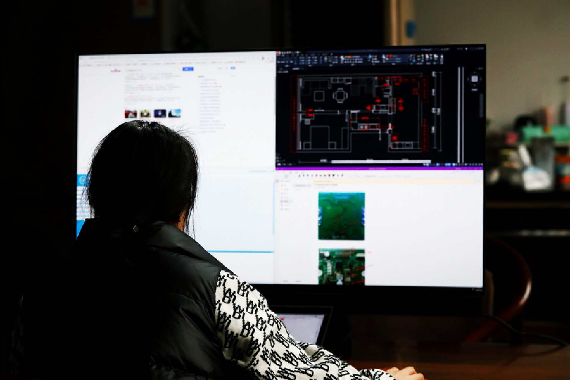 高端电脑显示器一体42.5寸,老板用27寸显示器