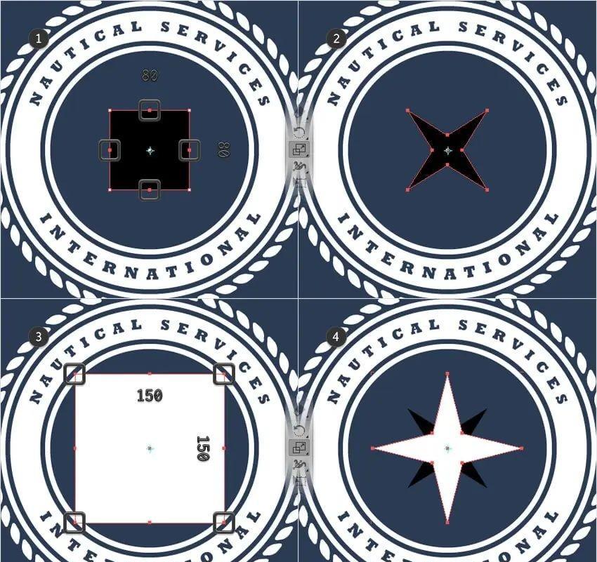 航海主题徽标,航海公司的徽标