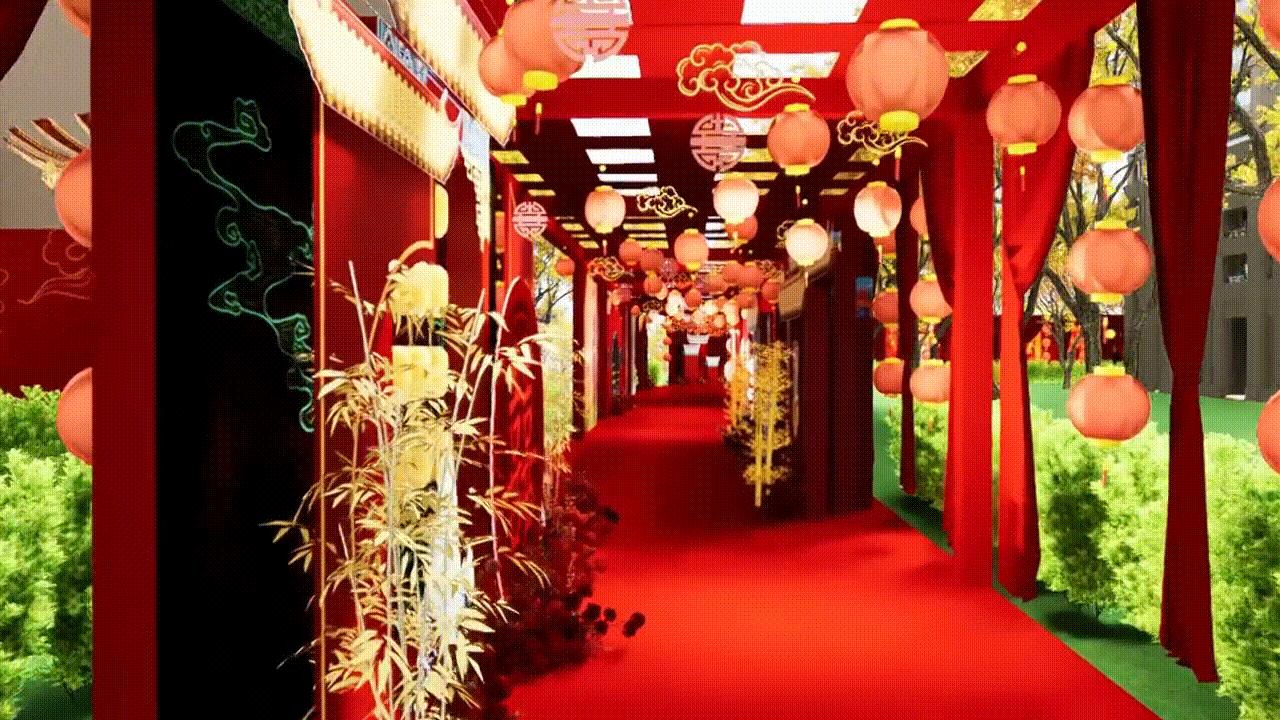 婚礼礼堂设计案例效果图,婚礼场地设计风格院里