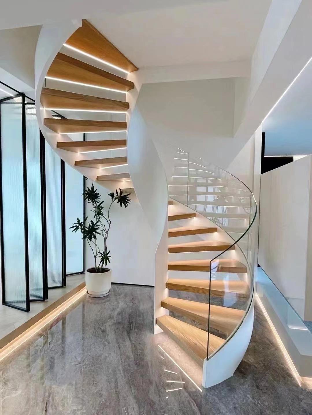 高级楼梯,装修水泥楼梯怎么装出高级感