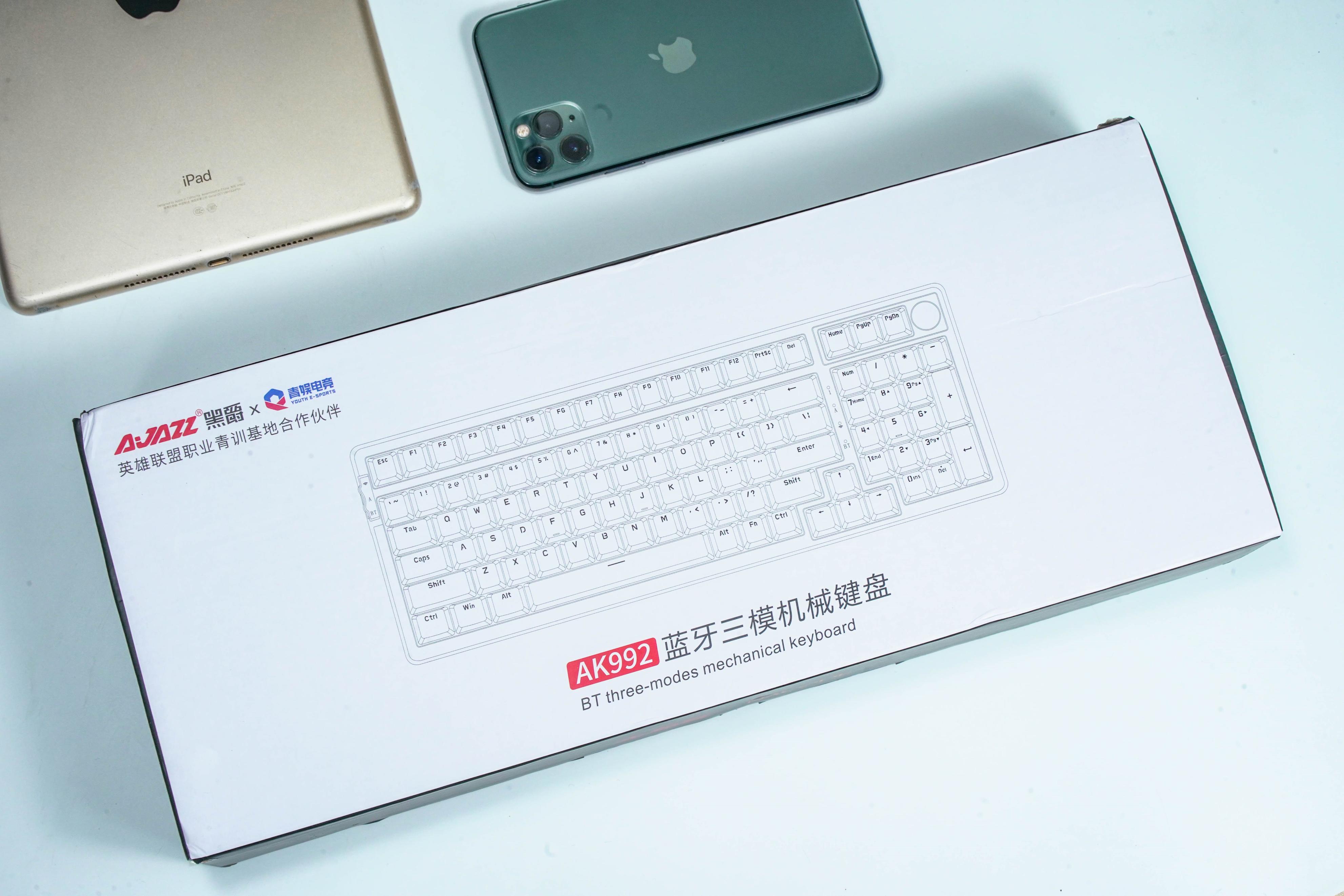 黑爵ak992侧刻机械键盘蓝沁,黑爵键盘ak992怎么样