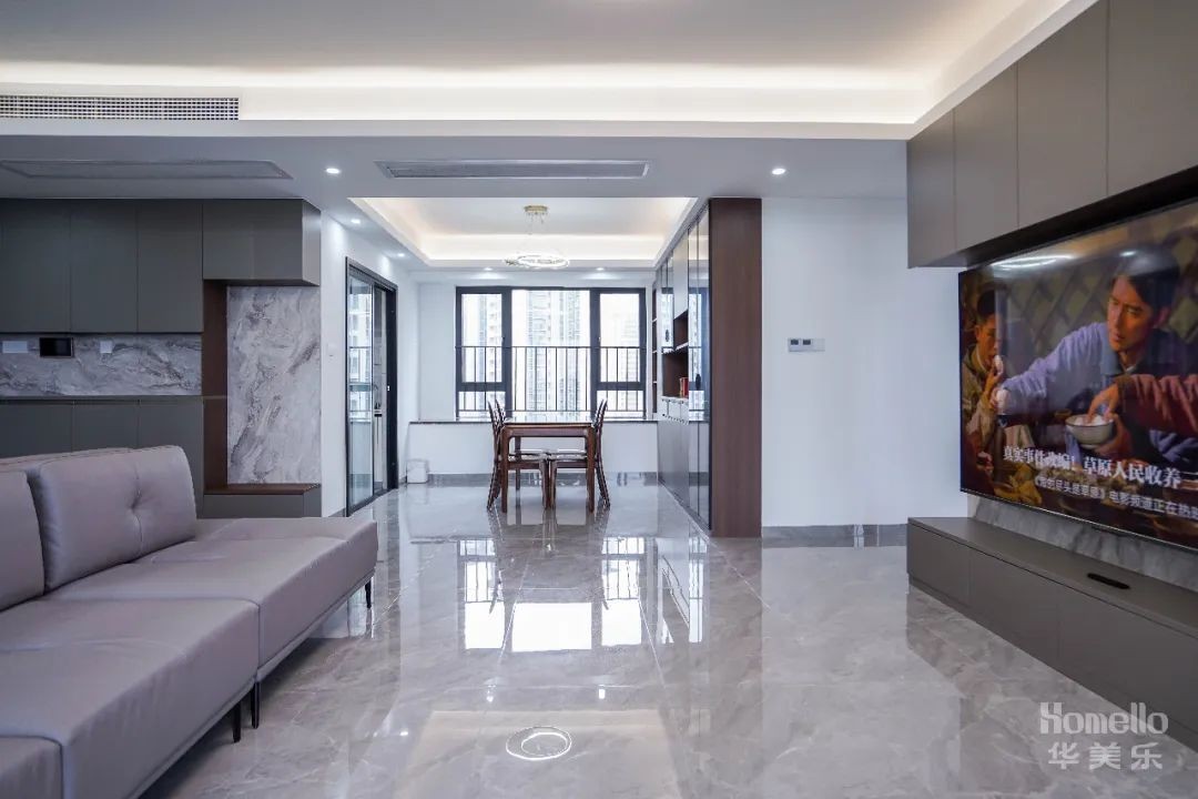 小户型两室改三室极简风,56平米小户型2室一厅改3室