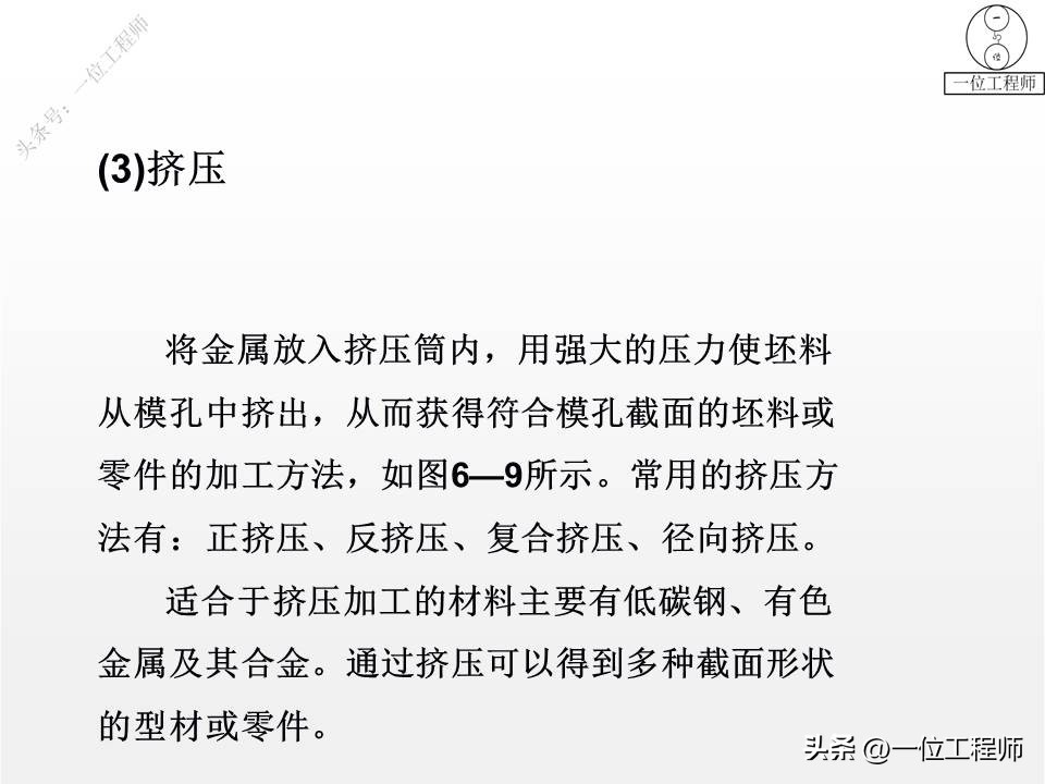金属材料的5种成型加工，3类热处理和2类表面处理，PPT完整介绍