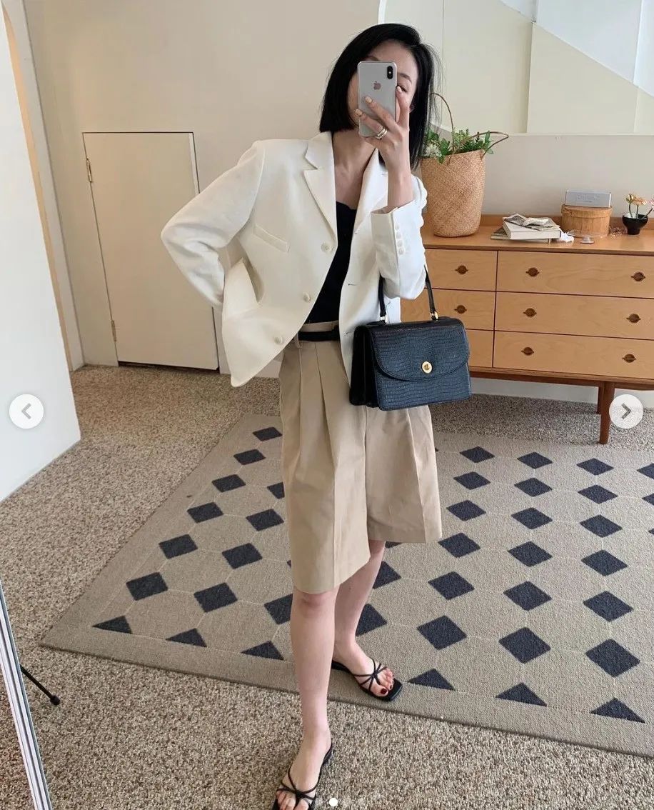 时尚博主的19件夏季日常穿搭look,这位博主的减龄穿搭值得学习