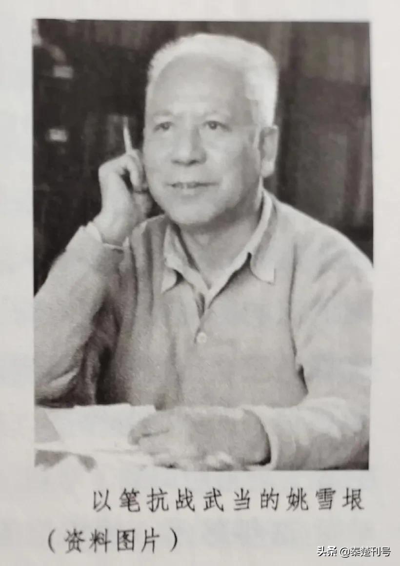 用笔杆子做刀枪,姚雪垠抗日时期照片