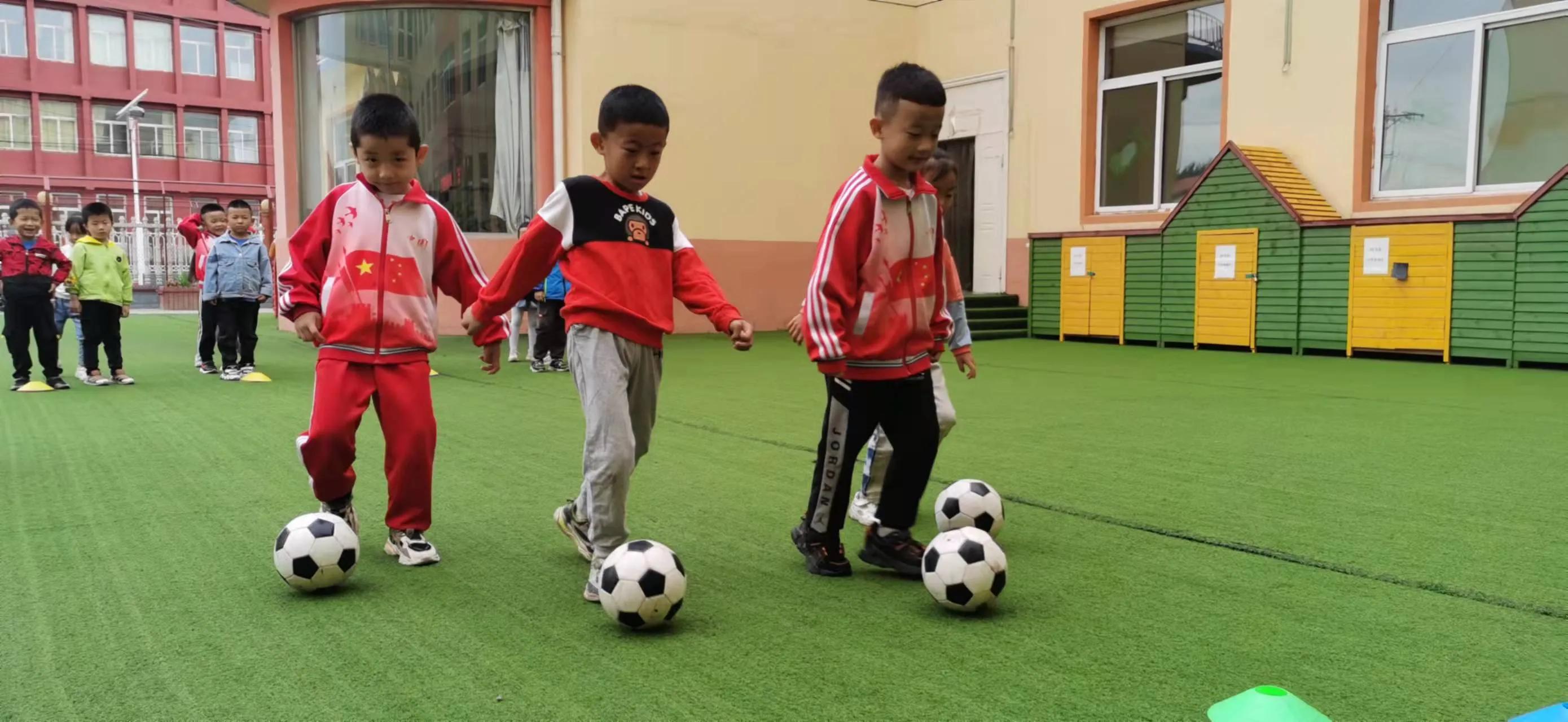 足球小乾坤,平鲁区天明幼儿园