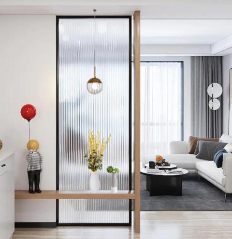 玻璃隔断设计高级感,设计改变生活极简玻璃隔断