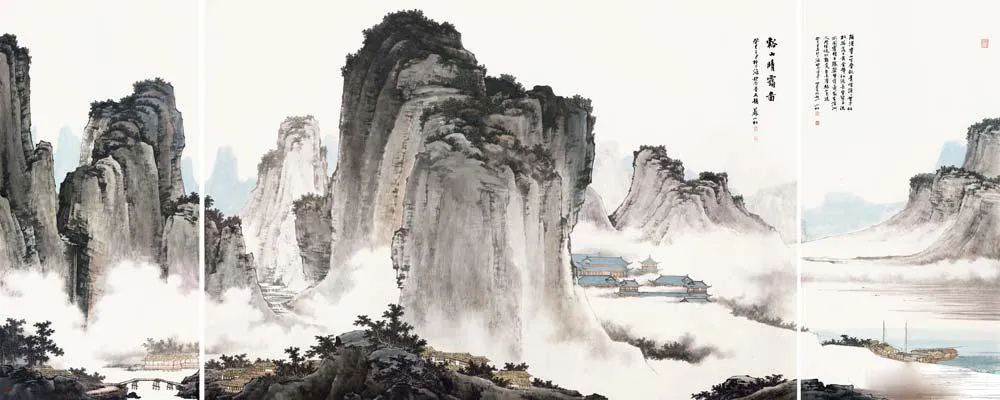 苏小松山水画欣赏,苏小松画家特点