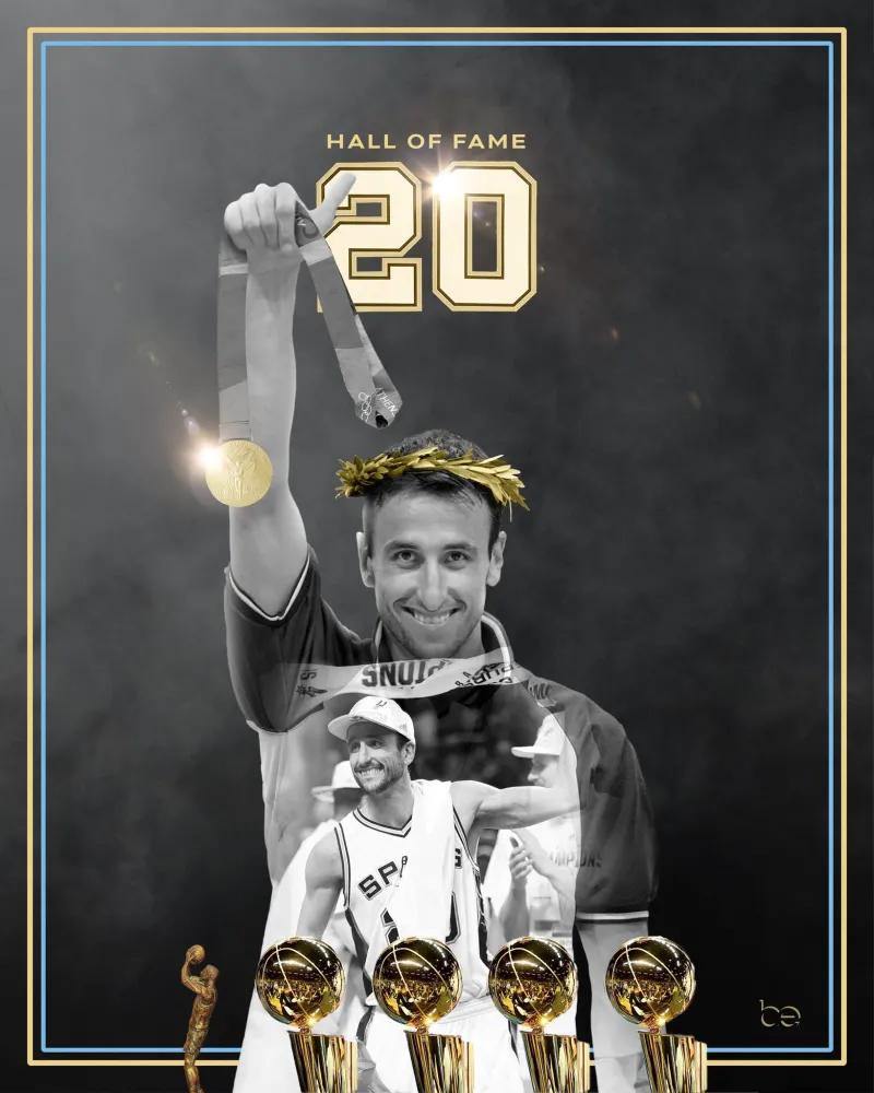 马刺50号球员,马刺吉诺比利职业生涯场均