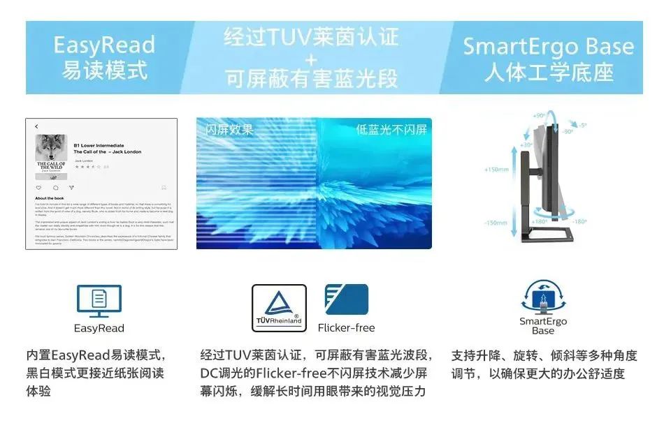 飞利浦27寸ips蓝光高刷显示器,飞利浦办公显示器