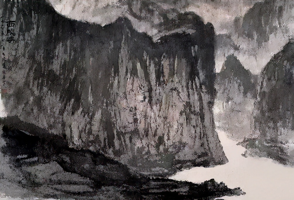 金陵山水画名画欣赏,金陵五大家诗意山水画欣赏