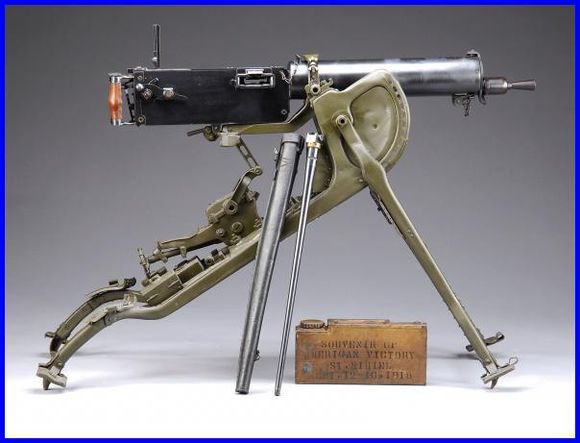 马克沁机枪原理结构,马克沁机枪的原理