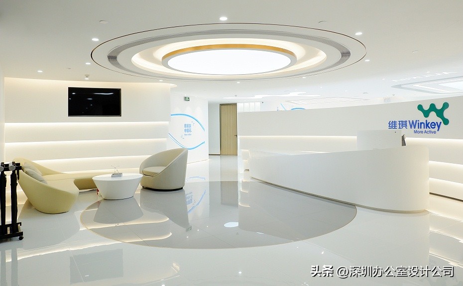 深圳大气装修办公室风格,南山区简约办公室装修设计