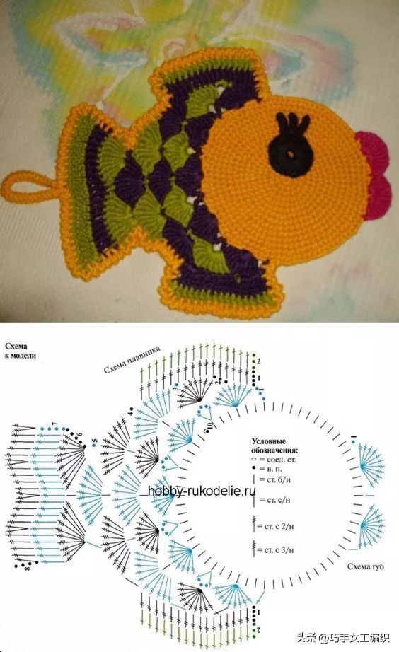 她只用零线就把鱼钩出了百变的花样，还超实用，真是太聪明了！