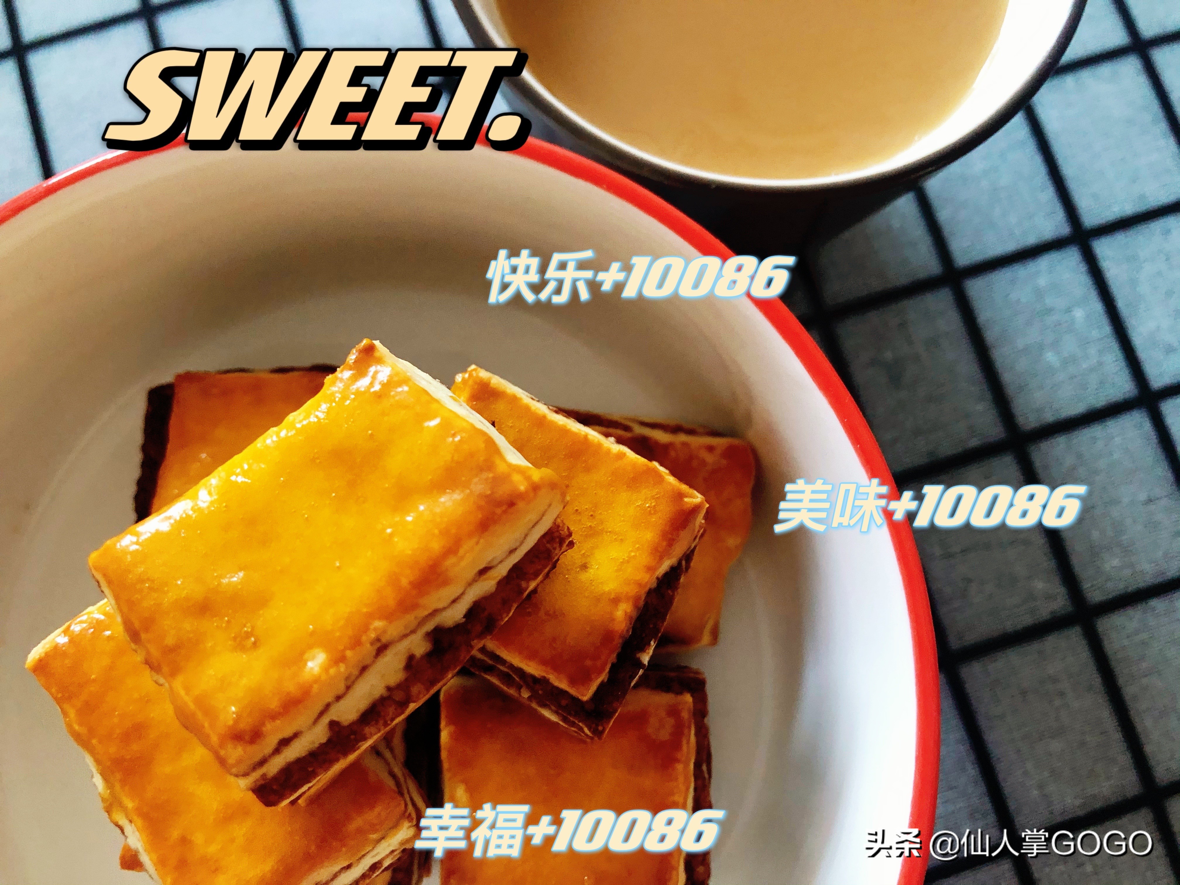 推荐巧克力下午茶甜品,小白厨房日记三明治