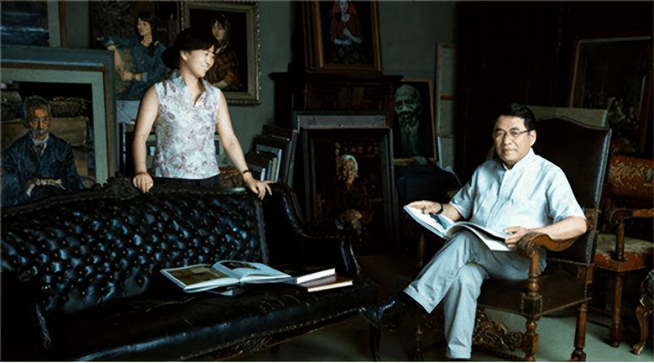 杨飞云新娘油画,画家杨飞云的新婚画作