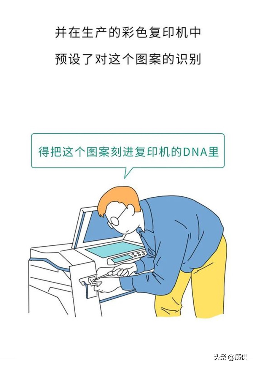 为什么复印钱会失真,把钱放进打印机