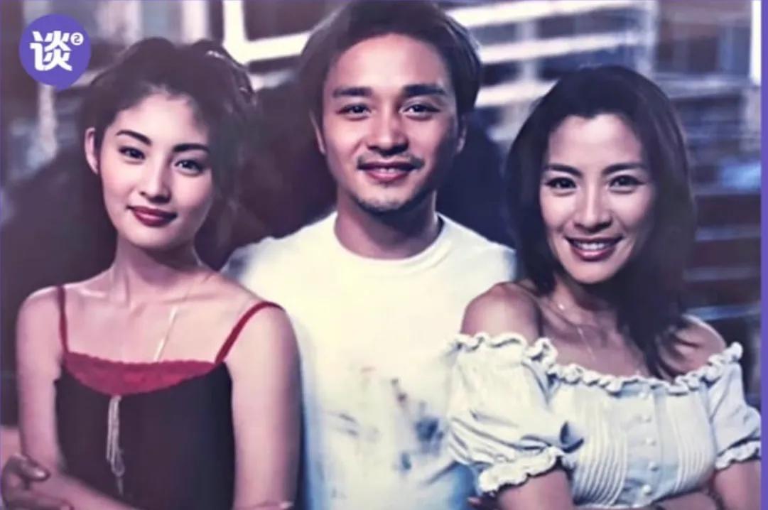 张国荣陈凯歌梅艳芳巩俐合照,张国荣梅艳芳巩俐首映礼