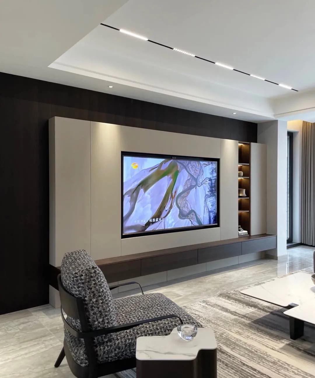 中式电视背景墙图,30款电视背景墙