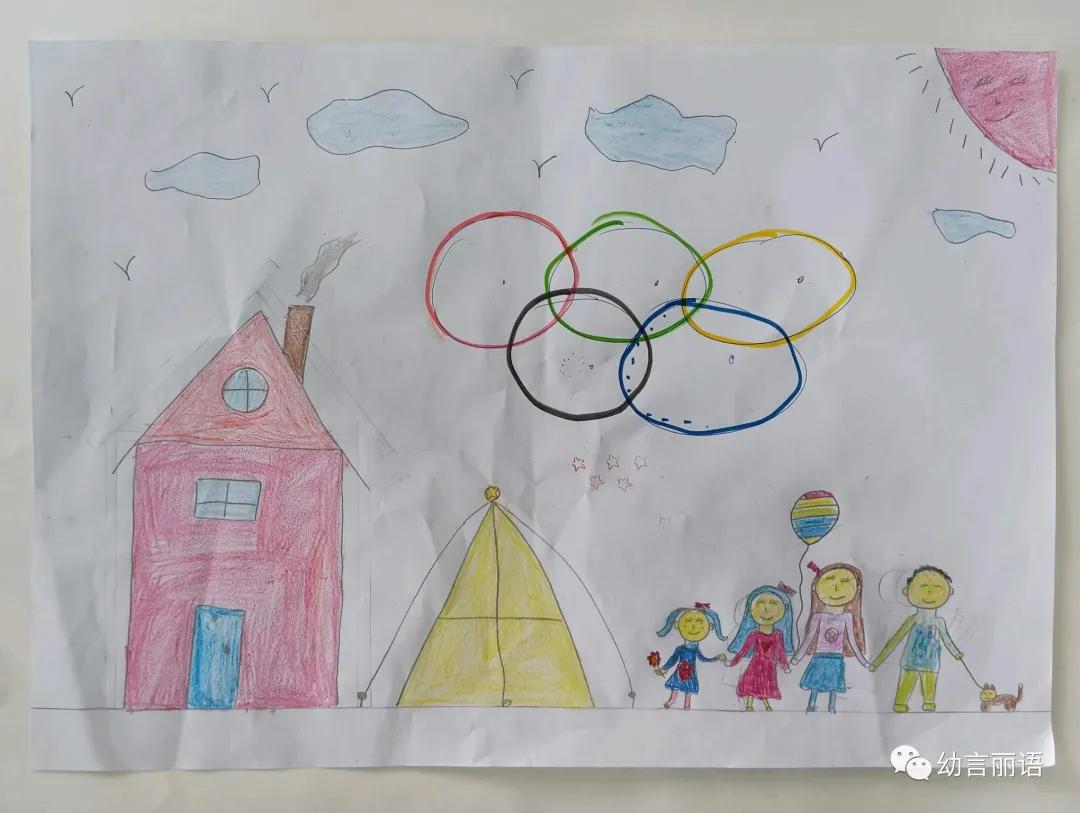 助力冬奥创意美术手工,冬奥会冰墩墩和雪容融绘画