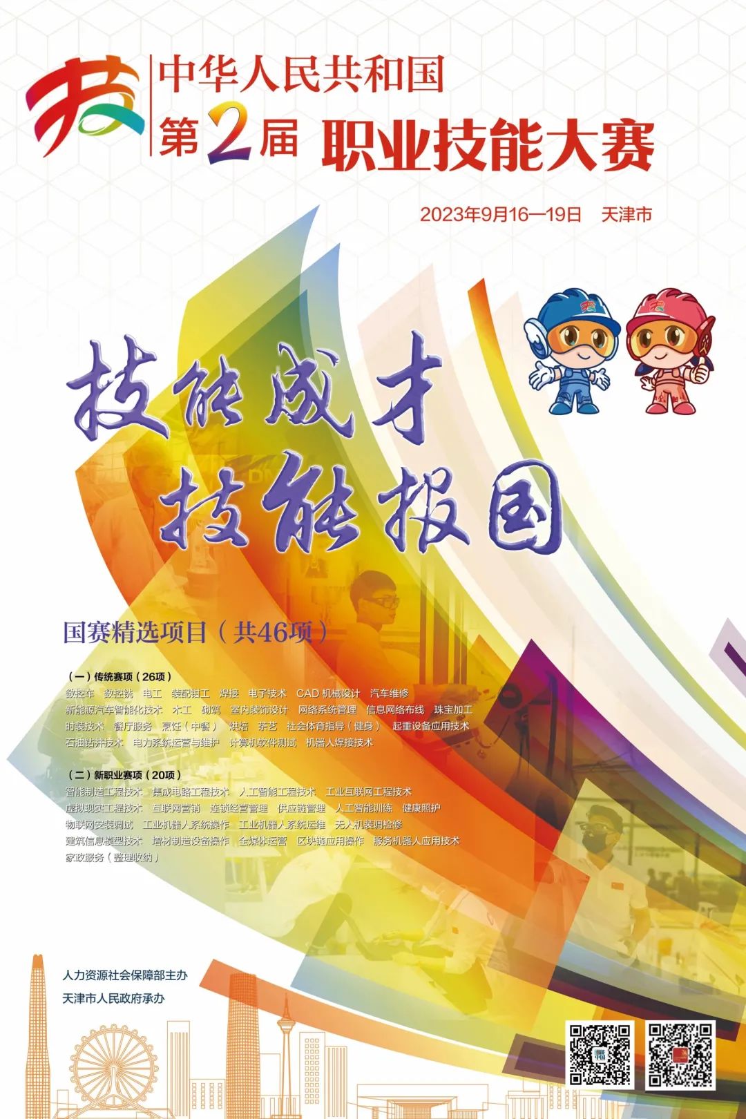 天津第二届职业技能大赛举办时间,第二届全国技能大赛天津获奖名单