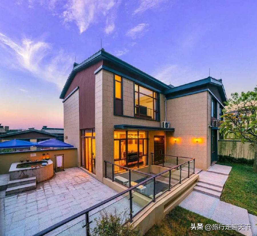 广州增城金叶子温泉酒店，住4房别墅+半山温泉+水上乐园，白菜价