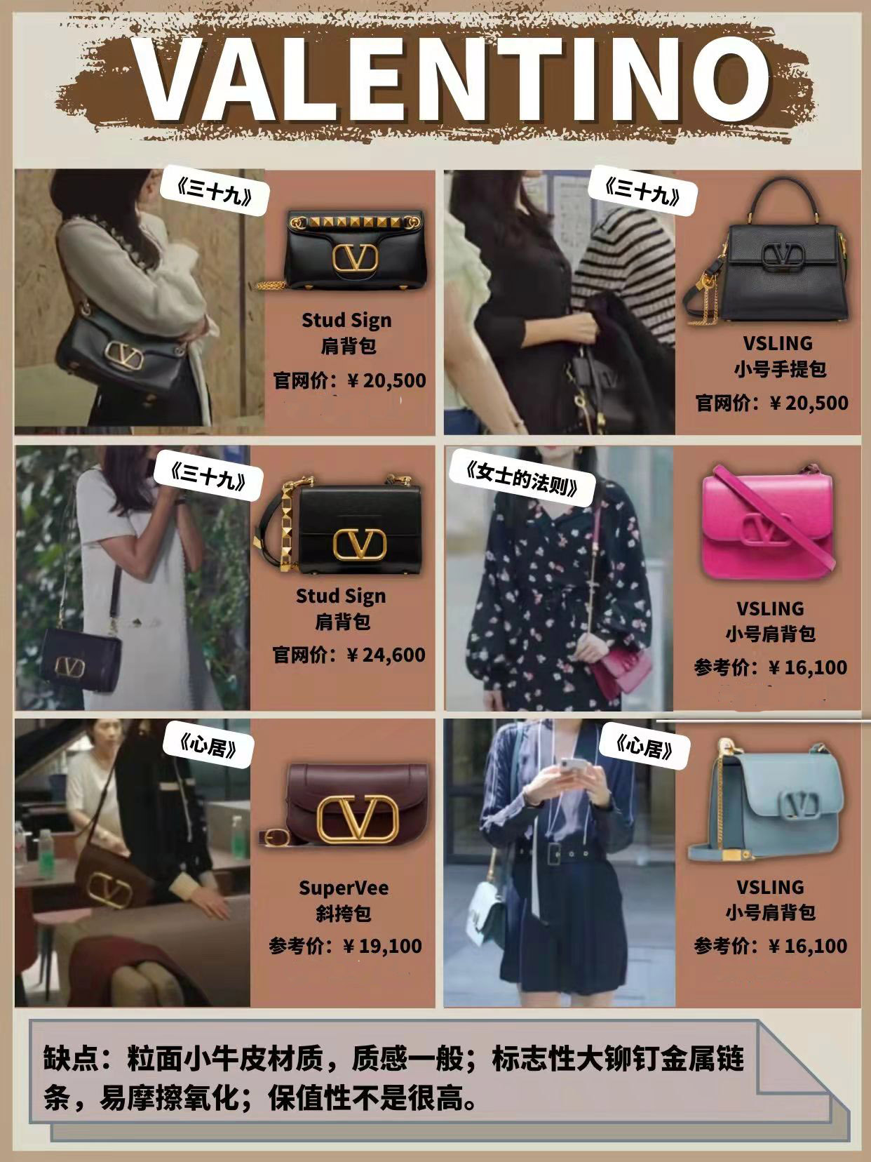 跟着职场剧女主买大牌包，又爱又恨，看准再入