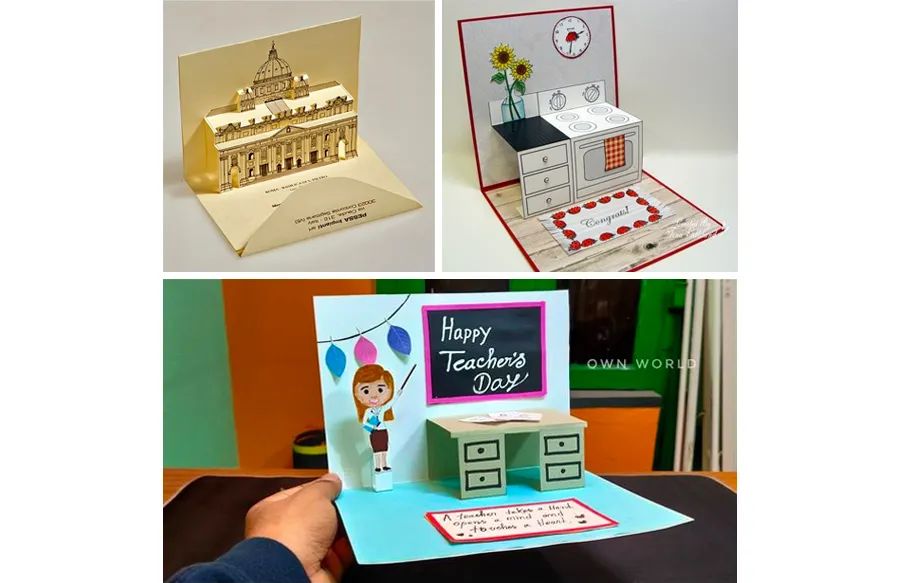 给老师的教师节礼物贺卡怎么做,儿童画节日礼物图片