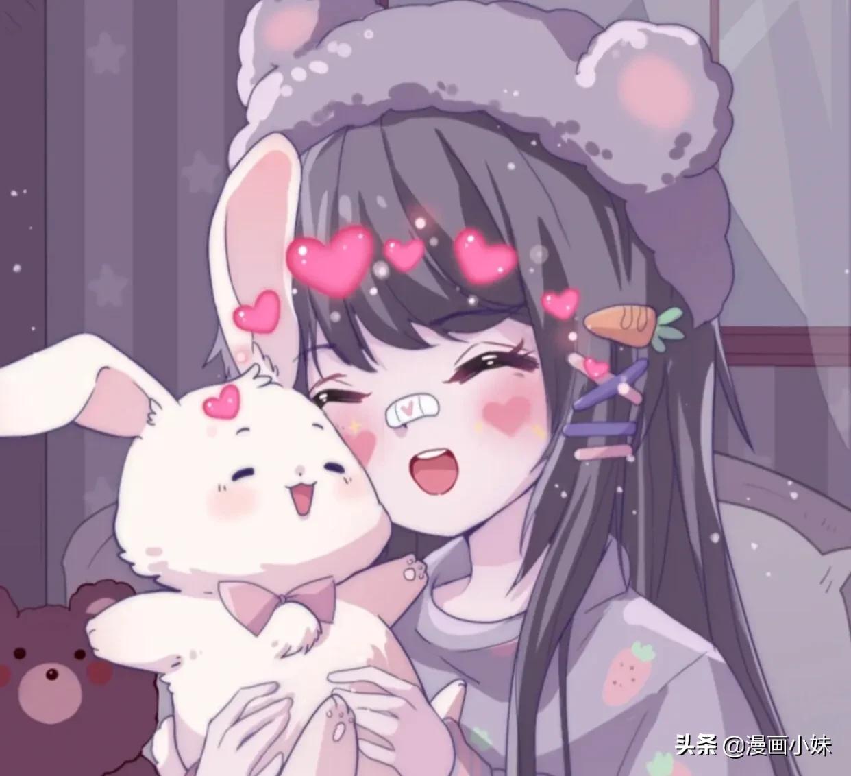 blackpink闺蜜头像2人一人一张,动漫头像女生2021最火闺蜜头像