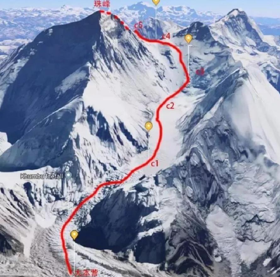 珠穆朗玛峰睡美人冰封十年成路标,珠穆朗玛峰沉睡了20年的睡美人